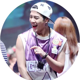 😆 Jackson 잭슨 kpop, ídolo, cantante, artista telegram sticker