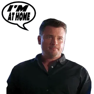 🏠 I'M AT HOME Zuhause, Person, Zuhause telegram sticker