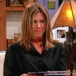 😂 Rachel Green Friends Jennifer Aniston, Sitcom, Télévision, Années 90, Friends, Série TV whatsapp sticker