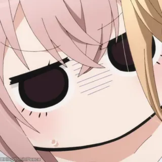 💓 อนิเมะ, ผู้หญิง, ยิ้มเยาะ telegram sticker
