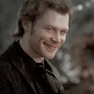 🥐 Klaus Mikaelson The Vampire Diaries vampire, The Originals, surnaturel, série TV, Klaus Mikaelson, Joseph Morgan telegram sticker