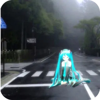🥰 Hatsune Miku Vocaloid telegram sticker