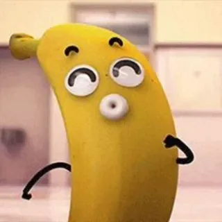😙 Banana Joe The Amazing World of Gumball kartun, pisang, buah, animasi, lucu telegram sticker
