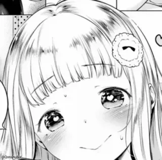 😄 anime, girl, manga, cute, eyes telegram sticker