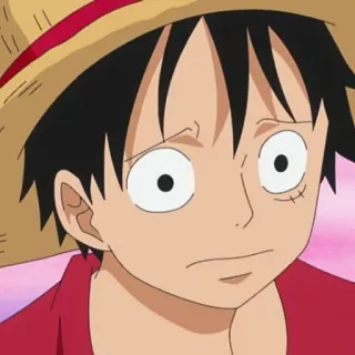 🏴‍☠️ Monkey D. Luffy One Piece Аниме, Ван Пис, Монки Д. Луффи, Луффи, Мультфильм, Персонаж telegram sticker