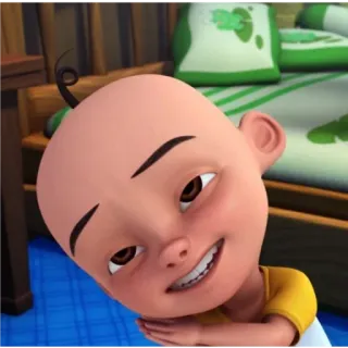 👶 Upin Upin & Ipin อูพิน, อูพินและอิปิน, การ์ตูน, แอนิเมชั่น, ตัวละคร telegram sticker