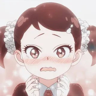 🥺 Anime, Mädchen, Süß, Erröten, Cartoon telegram sticker