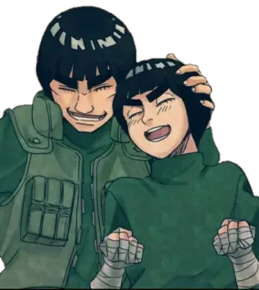 😂 Rock Lee Naruto อนิเมะ, มังงะ, มิตรภาพ, ตัวละคร telegram sticker