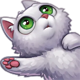 🫠 cat, kitten, cute, pet, animal, feline telegram sticker
