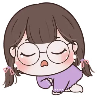 🧚‍♀ sticker, chica, lindo, anime, dibujos animados, chibi telegram sticker