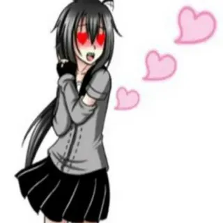 ❤️ Jeff the Killer Creepypasta telegram sticker