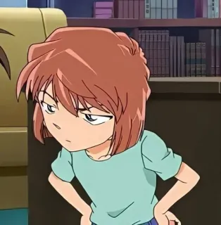 ☺️ anime, dziewczyna, kreskówka, postać telegram sticker