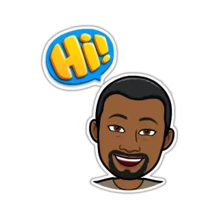 ♍️ Hi! ทักทาย, สวัสดี, Bitmoji, อวาตาร์การ์ตูน, เป็นมิตร, ไฮ telegram sticker