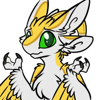 🤷‍♂️ Furry, Desenho animado, Personagem, Confuso, Dando de ombros telegram sticker
