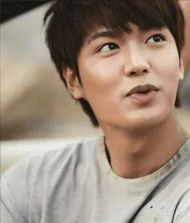 😆 Lee Min Ho attore, celebrità, coreano, bello, uomo, ritratto telegram sticker