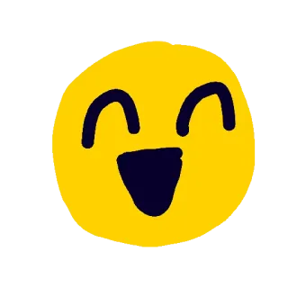 😄 表情符号, 微笑, 快乐, 可爱 telegram sticker