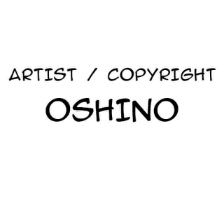 🎭 ARTIST / COPYRIGHT OSHINO artysta, prawa autorskie, oshino, tekst, grafika whatsapp sticker
