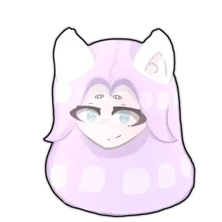 😼 อนิเมะ, สาวหูแมว, น่ารัก, มังงะ, คาวาอิ whatsapp sticker