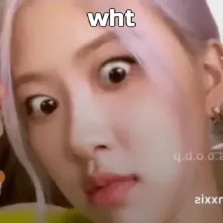 🙂 wht espressione, ragazza, kpop, shock, sorpresa whatsapp sticker