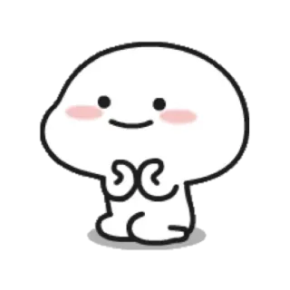 ☺️ carino, cartone animato, personaggio, adorabile, felice telegram sticker