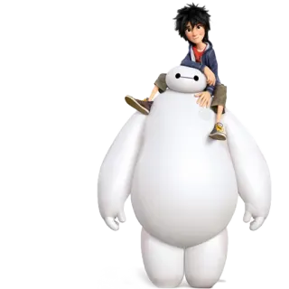 😋 Hiro Hamada Big Hero 6 Big Hero 6, Hiro, Baymax, Amistad, Robot, Dibujos animados, Disney whatsapp sticker