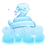 Snow Vibe @podarkitgnft telegram stickers