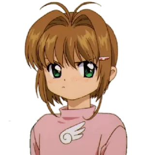 🎈 Sakura Kinomoto Cardcaptor Sakura Anime, Manga, Carino, Ragazza, Cardcaptor Sakura telegram sticker