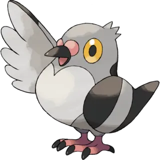 🐉 Pidove pokemon, Pidove, flying, bird, pocket monster telegram sticker