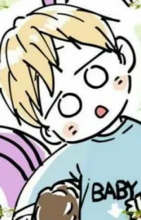 🤨 BABY ребенок, милый, детский, малыш, каваи whatsapp sticker