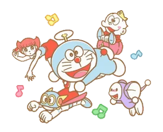 💫 Doraemon 哆啦A梦, 动漫, 卡通, 角色, 音乐 whatsapp sticker