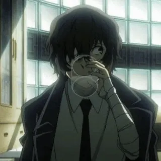 📺 Osamu Dazai Bungo Stray Dogs Anime, Bungo Stray Dogs, Dazai, Osamu Dazai, Personnage, Animation Japonaise telegram sticker