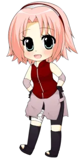 Naruto Chibi telegram stickers