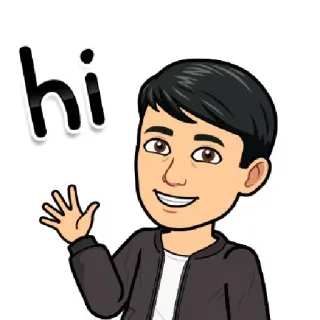 🌝 hi hola, saludo, dibujos animados, avatar, amigable telegram sticker
