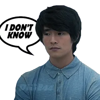 👐 I DON'T KNOW incierto, pregunta, hombre, indeciso telegram sticker
