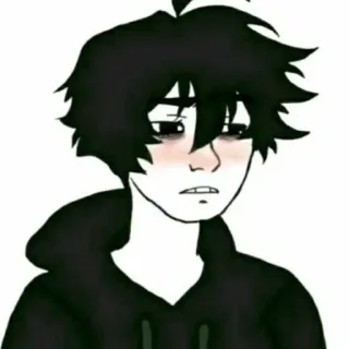 🙁 애니메이션, 아바타, 만화, 소년, 사람 telegram sticker
