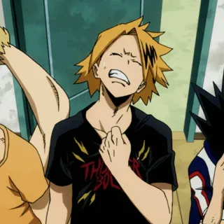 ⚡️ Denki Kaminari My Hero Academia Anime, Denki Kaminari, My Hero Academia, MHA whatsapp sticker