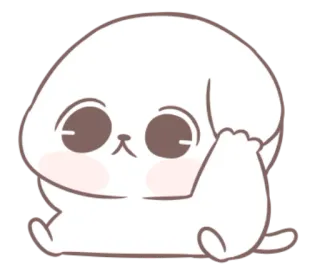 🐱 可爱, 动物, 狗, 中指, 侮辱, 卡通, 手势 telegram sticker