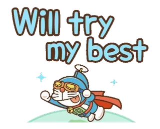 Animated Doraemon Keigo Stickers whatsapp stickers