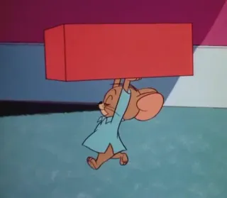 😌 Jerry Tom and Jerry cartoon, mouse, animation, Jerry, classic cartoon telegram sticker