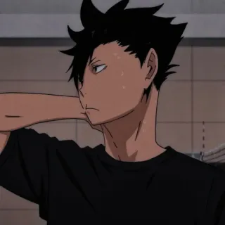 🌟 Kuroo Tetsurou Haikyuu!! anime, haikyuu, kuroo tetsurou, manga, cartoon telegram sticker