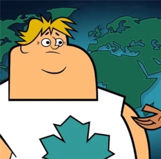😐 Owen Total Drama Island Мультфильм, Персонаж, Остров отчаяния, Оуэн telegram sticker