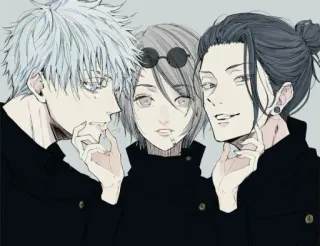 ♥ Anime, Manga, Amis, Groupe, Personnage telegram sticker