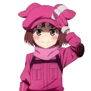 ✅ Anime, Personaggio, Rosa, Ragazza, Illustrazione, Cartone animato telegram sticker