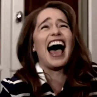 😂 woman, scream, funny, face, expression, meme telegram sticker
