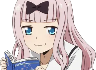 😏 Chika Fujiwara Kaguya-sama: Love Is War Anime, Chika Fujiwara, Kaguya-sama, Livro, Bonito, Mangá whatsapp sticker