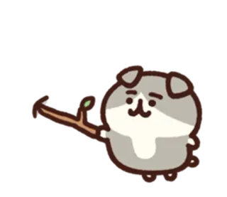 Ne-ne-neko Photo sticker by Kanahei  @RekcitsEnilbot telegram stickers