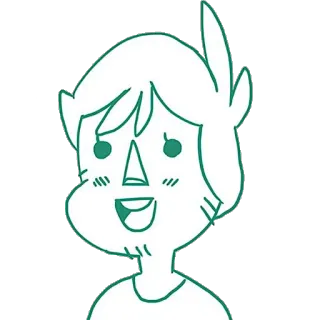 ☺️ 만화, 캐릭터, 일러스트, 그림, 초상화 telegram sticker