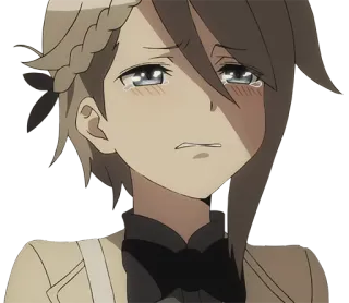 😭 Anime, weinen, traurig, Charakter whatsapp sticker