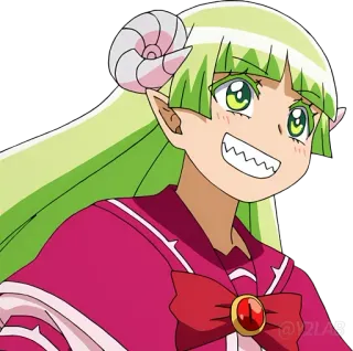 😁 Ameri Azazel Welcome to Demon School! Iruma-kun anime, manga, demon, horns, Ameri Azazel, Welcome to Demon School, Iruma-kun telegram sticker