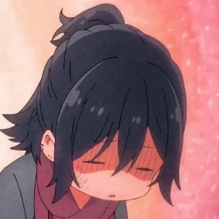 😞 anime, girl, cartoon, cute telegram sticker